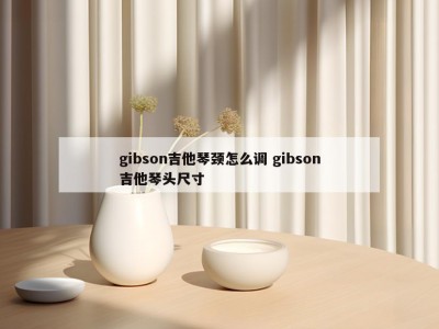 gibson吉他琴颈怎么调 gibson吉他琴头尺寸