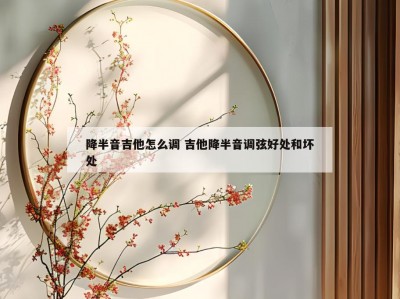 降半音吉他怎么调 吉他降半音调弦好处和坏处