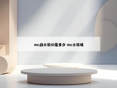 mc战小乐ID是多少 mc小乐魂