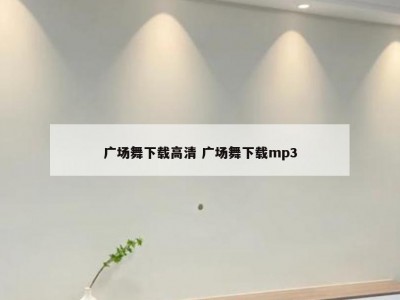 广场舞下载高清 广场舞下载mp3