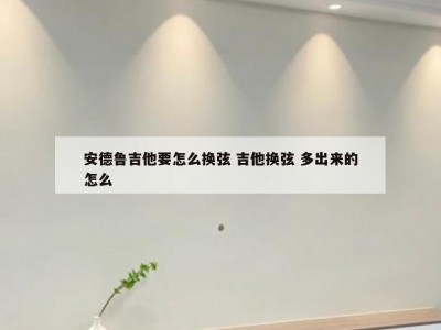 安德鲁吉他要怎么换弦 吉他换弦 多出来的怎么