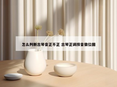 怎么判断古琴音正不正 古琴正调按音徽位图