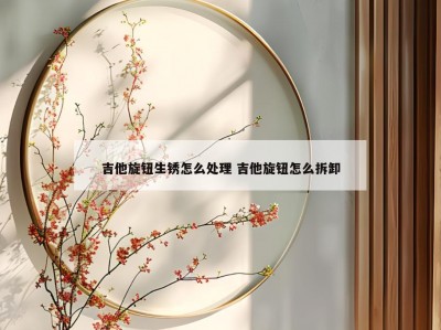 吉他旋钮生锈怎么处理 吉他旋钮怎么拆卸