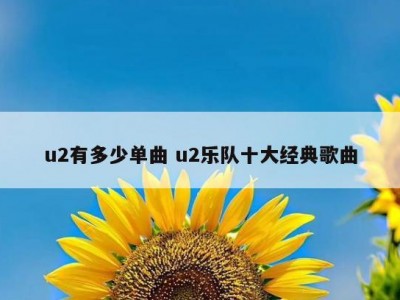 u2有多少单曲 u2乐队十大经典歌曲