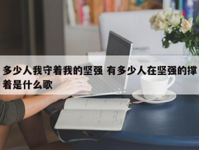 多少人我守着我的坚强 有多少人在坚强的撑着是什么歌