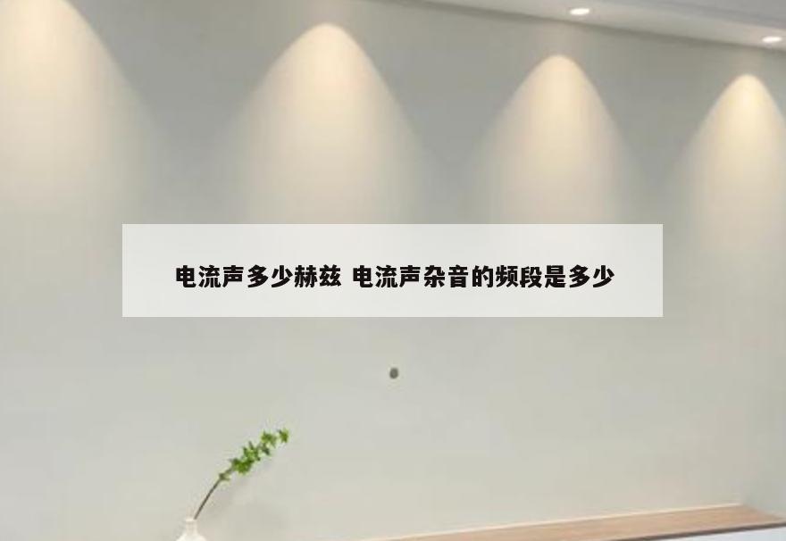 电流声多少赫兹 电流声杂音的频段是多少